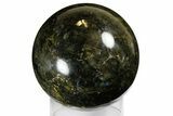 Huge, Polished Labradorite Sphere ( lbs) - Madagascar #182598-2